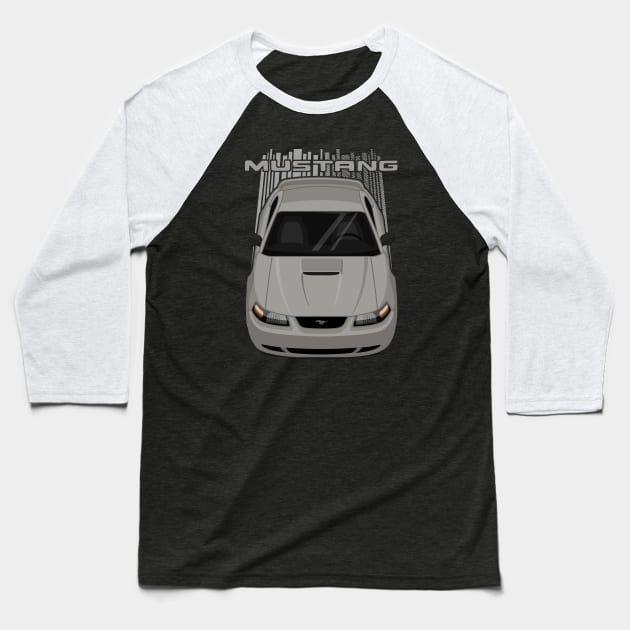 Mustang GT 1999 to 2004 SN95 New Edge - Grey Baseball T-Shirt by V8social